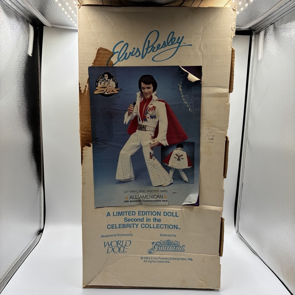 All American Collectible Doll - White & Red